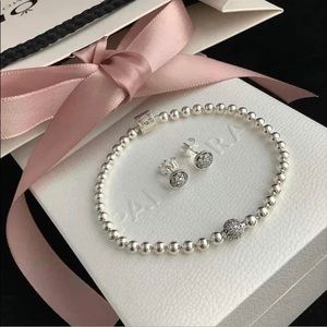 Pandora Bracelet balls Style, silver 925 ALE. Unique style ! AuthenticPandora